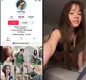 Hot tiktoker 300k FL Linh Tây lộ clip với anh người yêu gầy gầy mà buồi to