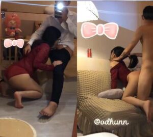 Địt em áo đỏ chứng tỏ lồn to của tôi